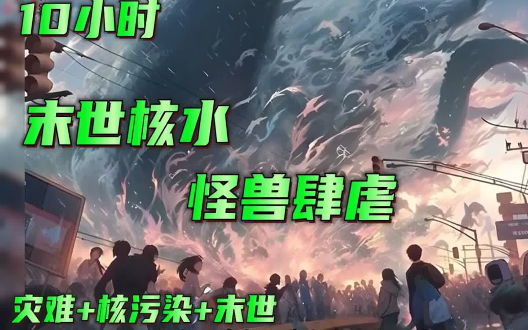 [图]10小时一口看爽【末世核水】灾难+重生+怪兽，核污染导致海洋生物变异，怪兽肆虐