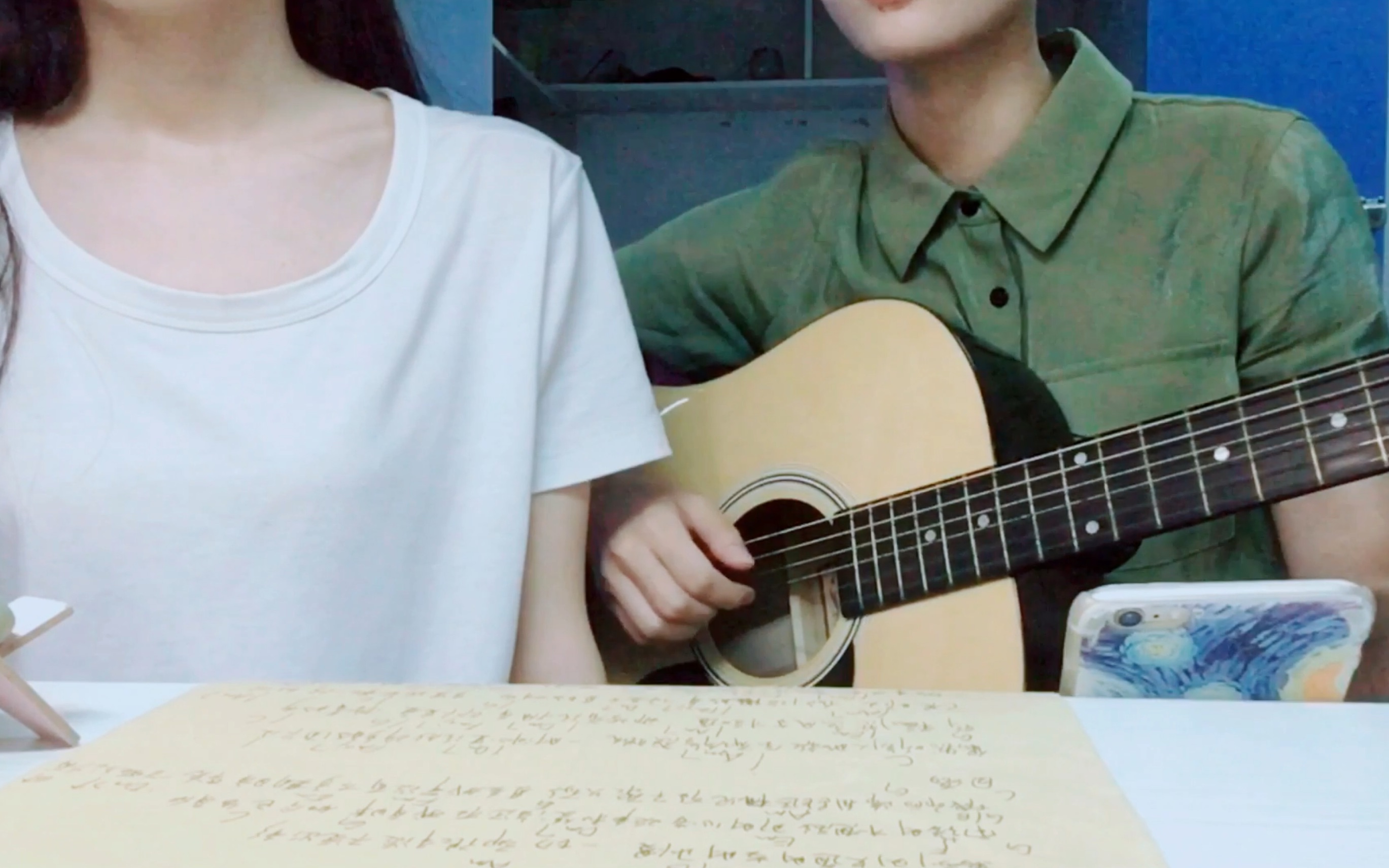 【练吉他记】两个大阔爱 - 民谣小串串