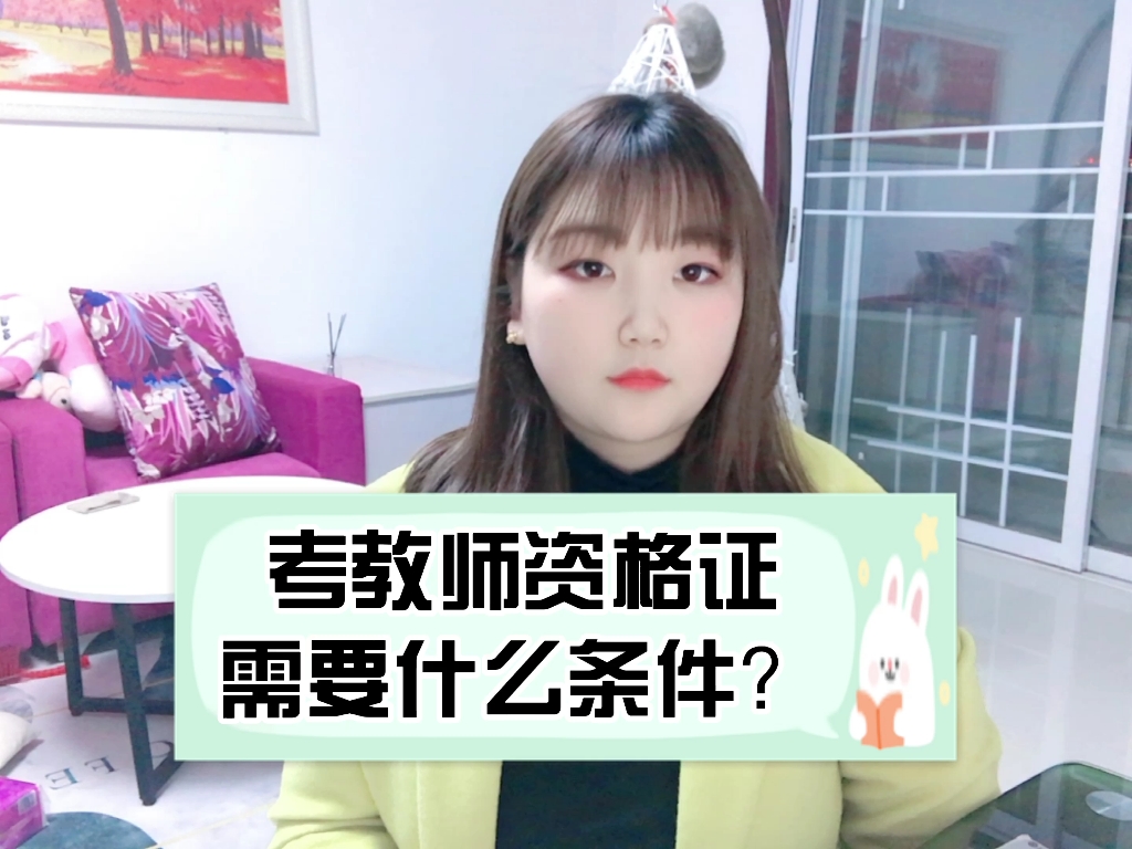 考取教师资格证需要什么样的条件?哔哩哔哩bilibili