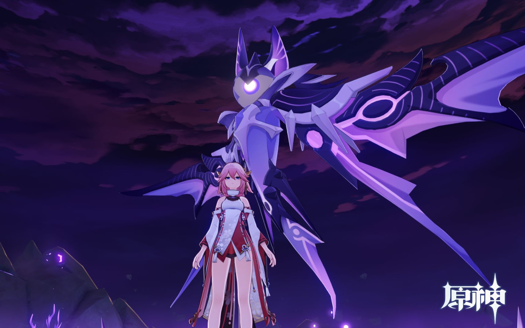 活动作品原神八重神子单通雷音权现