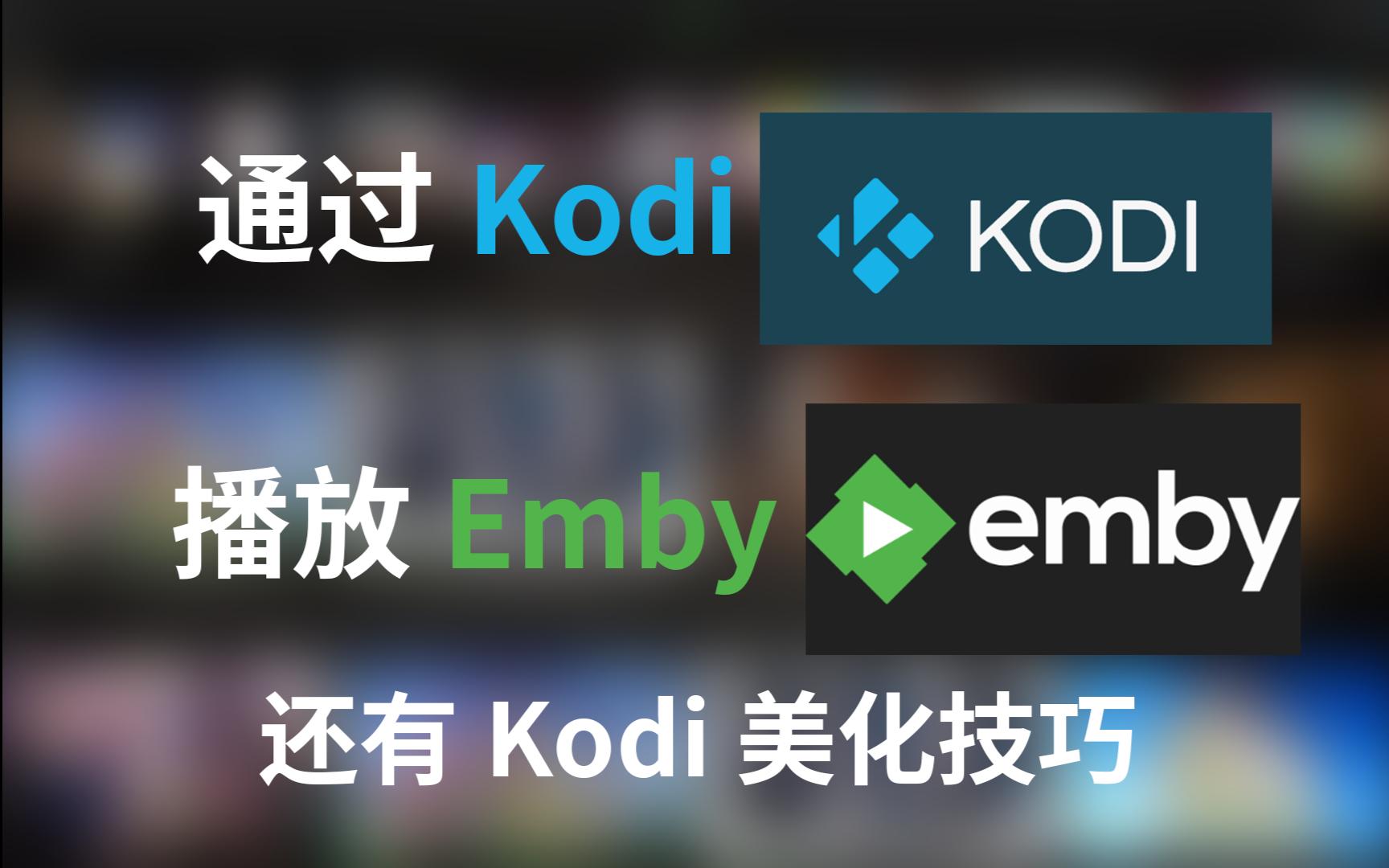 [图]在Kodi中添加Emby源并美化