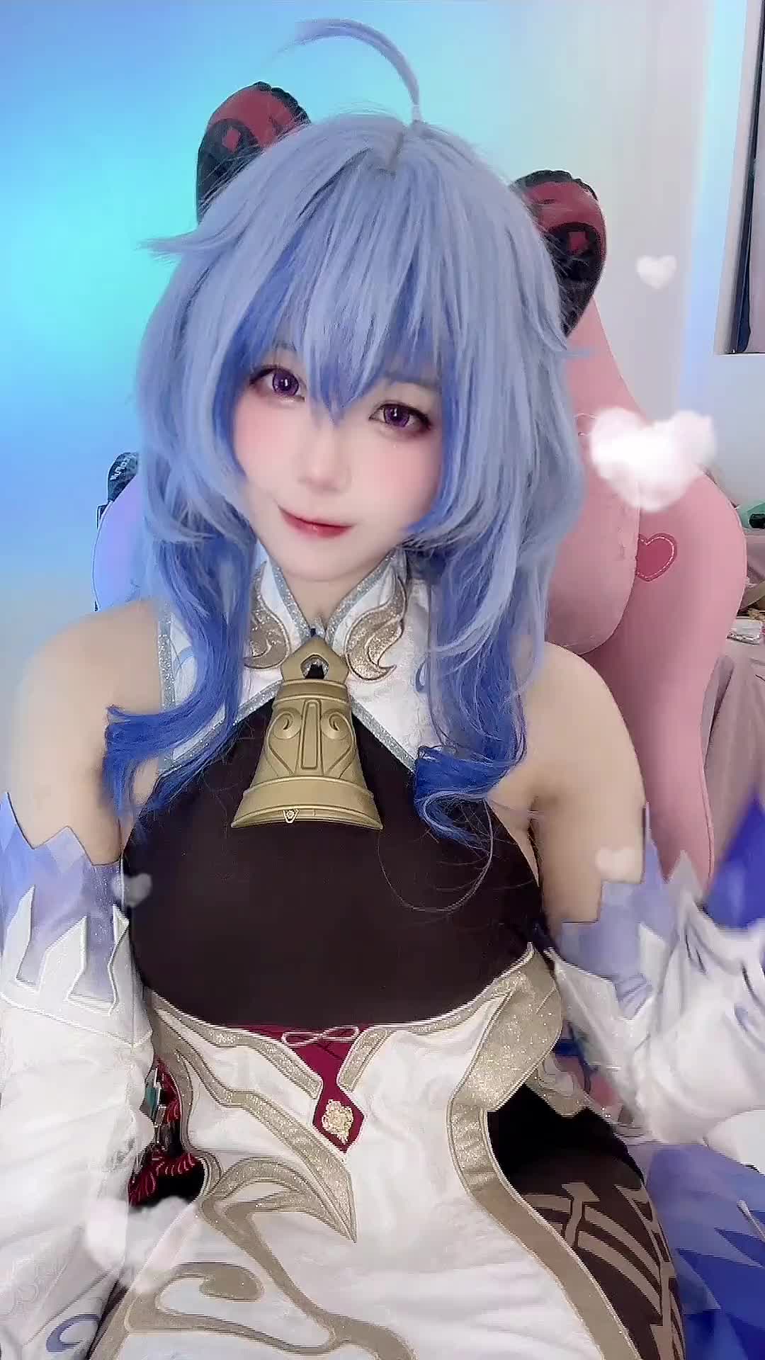 甜妹#甘雨cos#原神cos#甘雨#cosplay