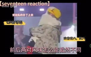 Descargar video: 【seventeen reaction】按照我的取向去看了队八和汉八：直接给我干沉默了，又哭又笑的完全要进化成精神病了呵呵