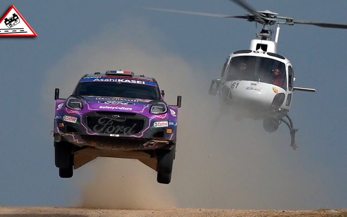 亮点 wrc 拉力赛意大利撒丁岛 2022 跳跃