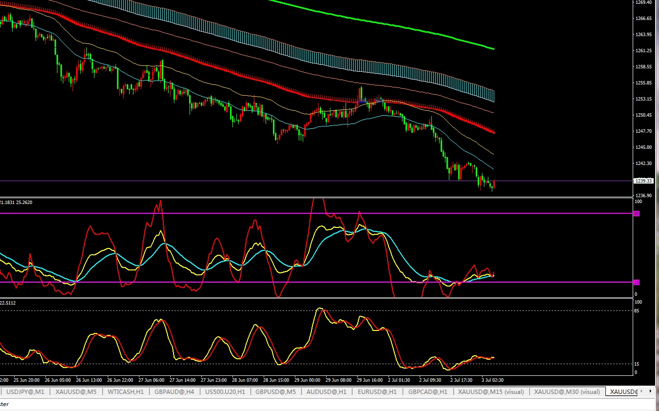 [图]外汇黄金15分钟交易指标系统