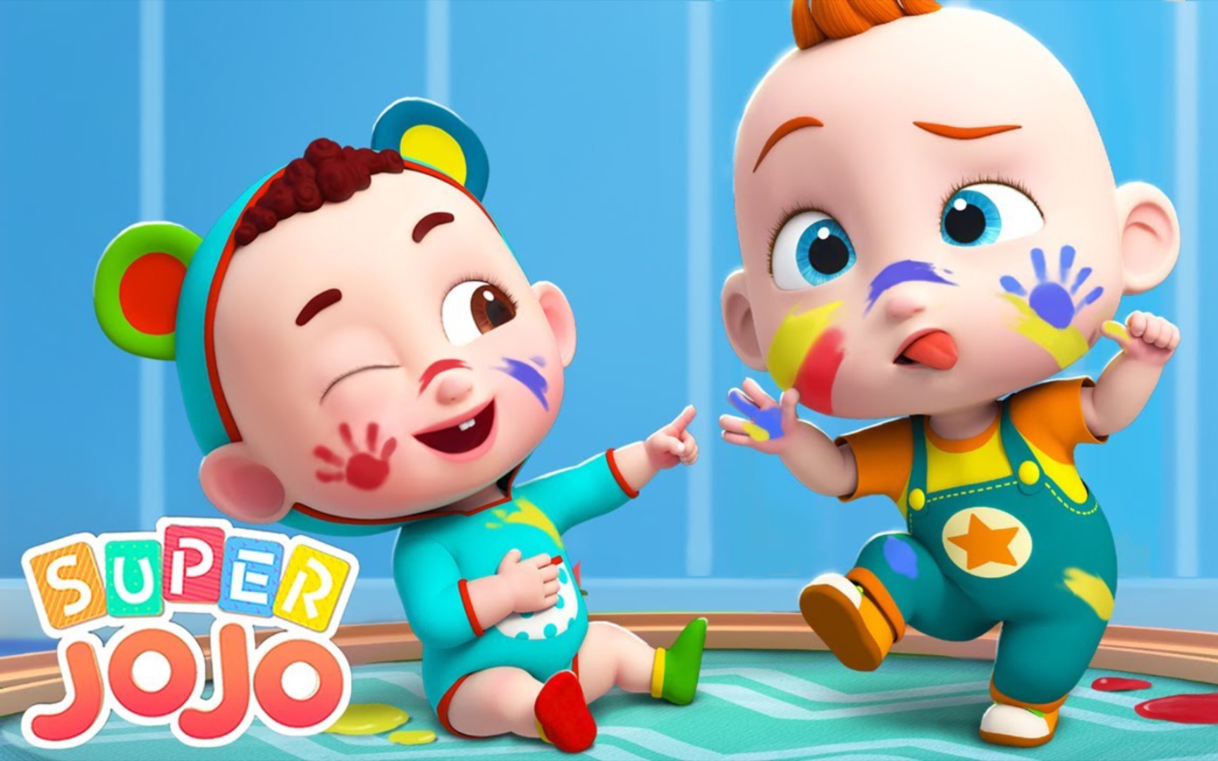 【super jojo童谣&儿歌】jojo takes care of little baby