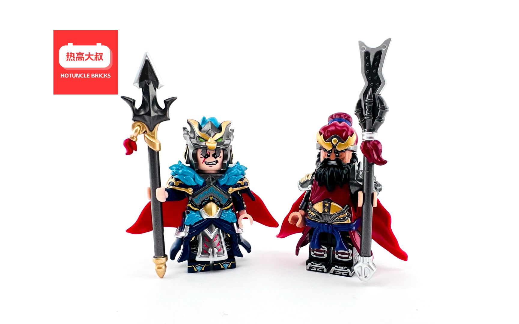 热高大叔:国产第三方积木人仔开箱,三国五虎将马超和张飞