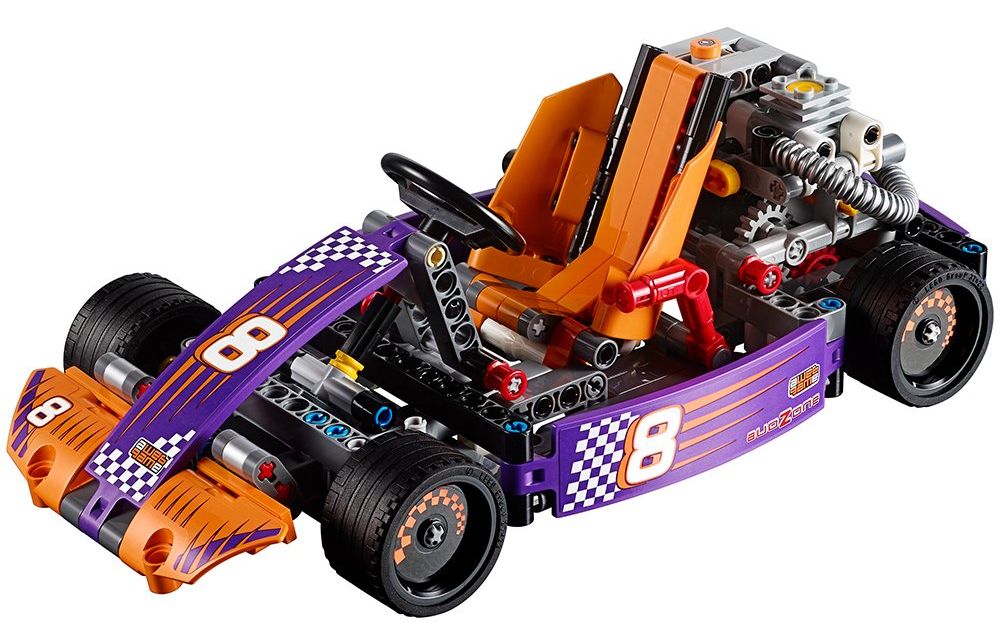 乐高lego42048科技机械组超级卡丁赛车2016速拼评测