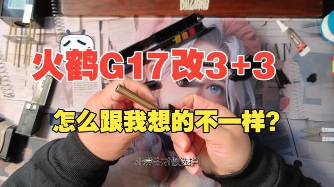 我把火鹤g17改3+3，虽然不用泡蛋了，但是。。。