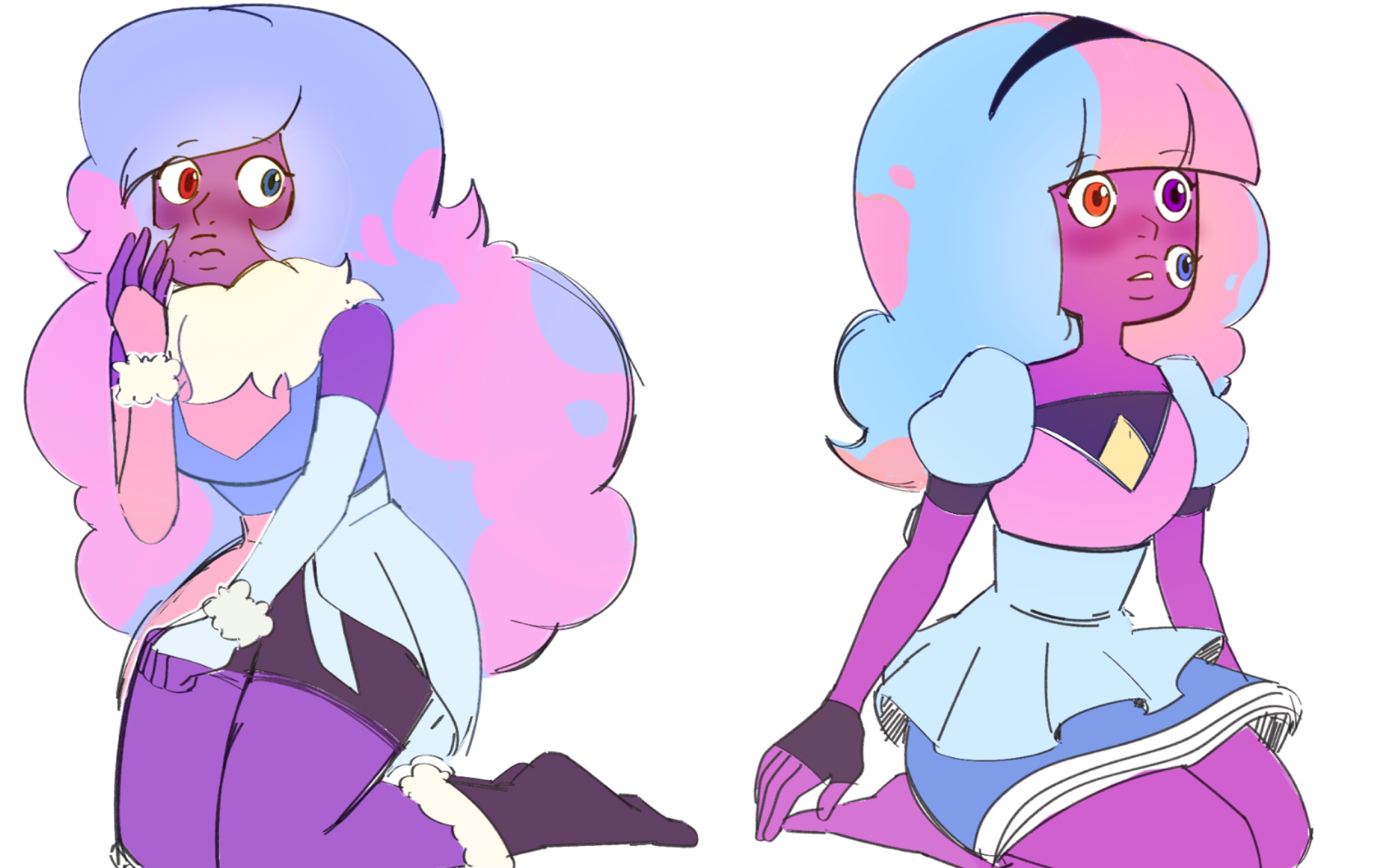 【宇宙小子oc】两只石榴呦