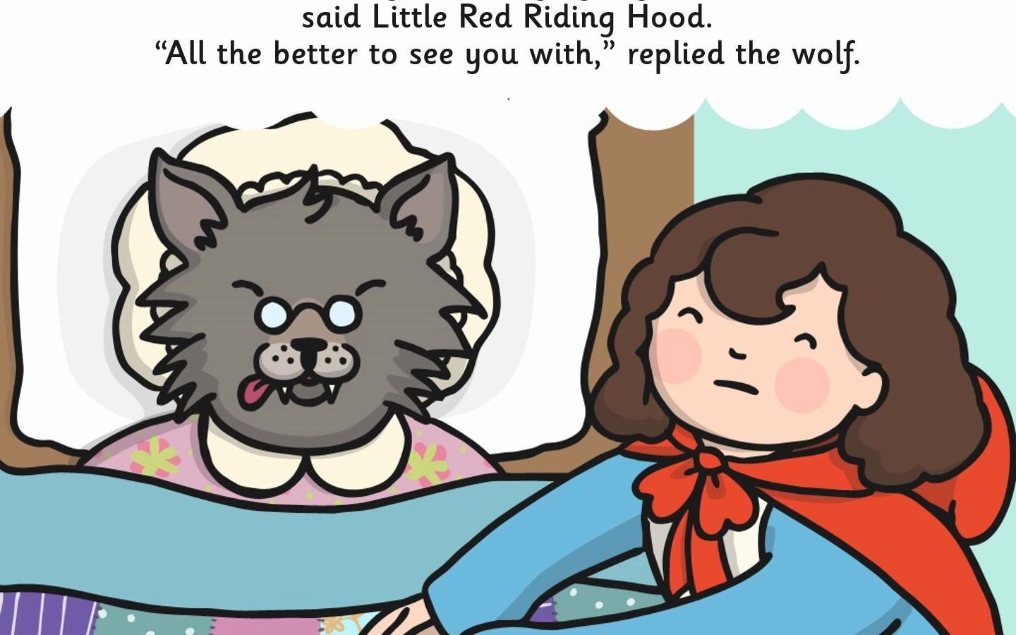 [图]《小红帽》英语童话故事Little Red Riding Hood