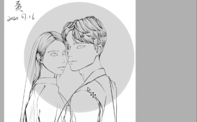 德鲁纳酒店情头线稿