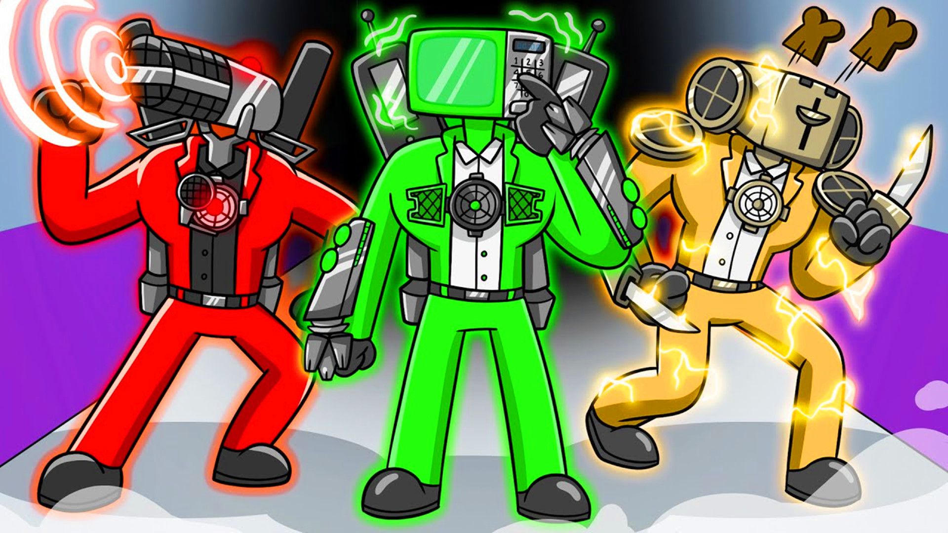 电视人动画:泰坦英雄居然陨落,泰坦钟表人逆转时空的决战!