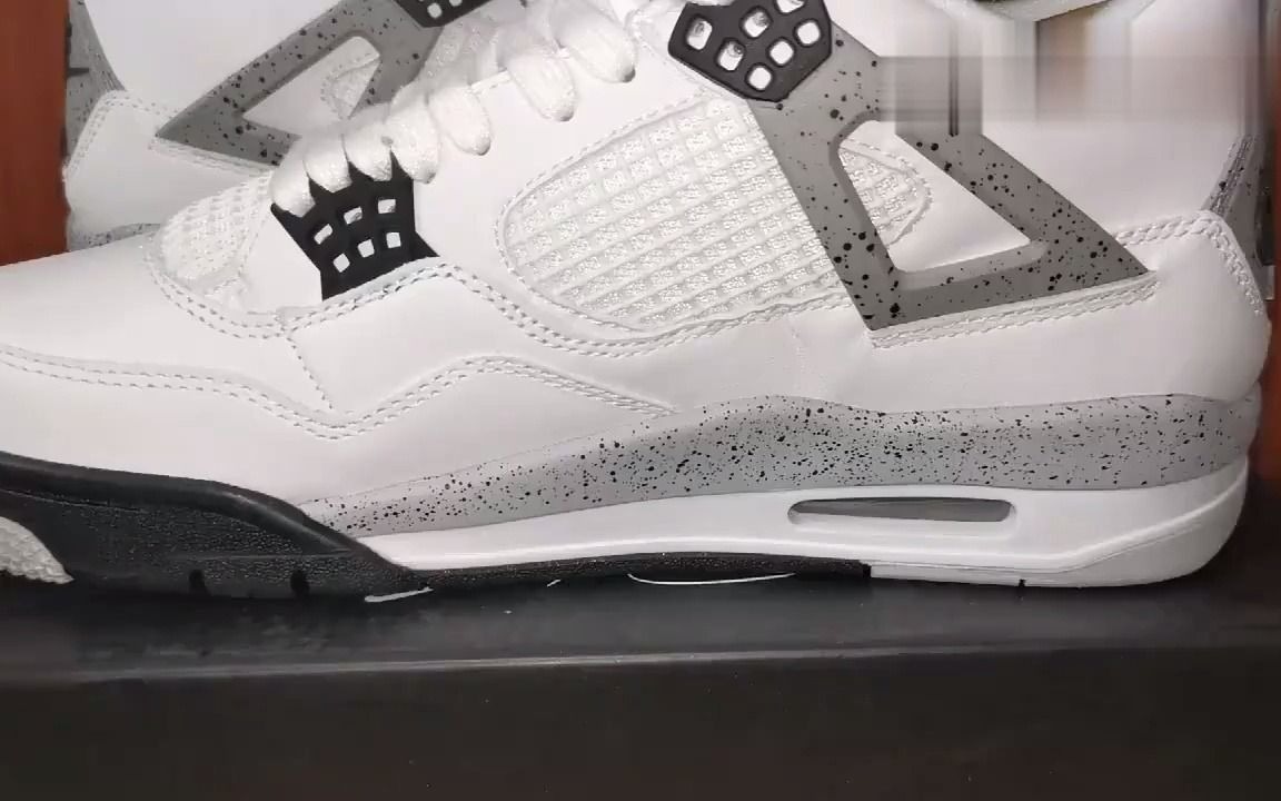 开箱测评:aj4白水泥材质怎么样