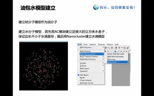 Tải video: Materials Studio视频教程---油包水模型建立