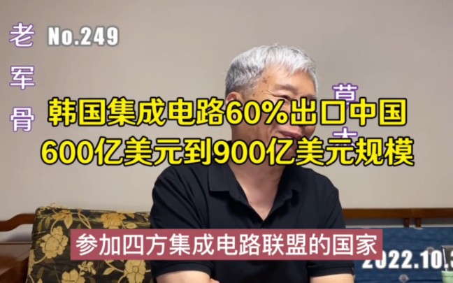 [图]韩国集成电路60%出口中国，600亿美元到900亿美元规模