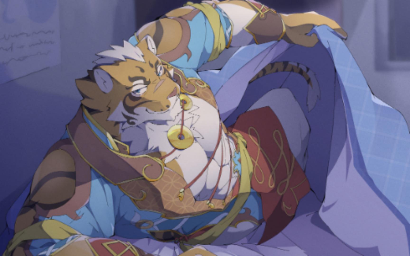 【家有大猫/nekojishi】家里的神仙竟是一只虎人大叔?