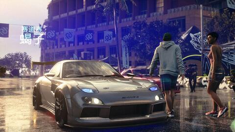 Need For Speed Heat 漂移车rx 7 跑走线赛道 哔哩哔哩 Bilibili