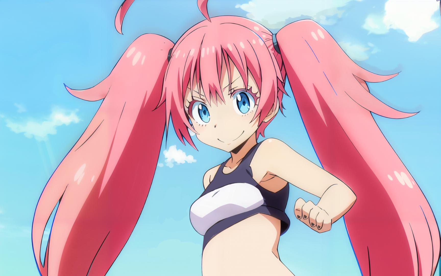 用ai绘制的米莉姆【关于我转生变成史莱姆这档事】