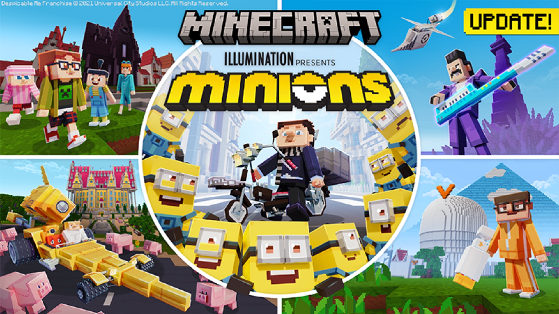 [地图]小黄人我的世界市场包免费下载Minecraft Marketplace Minions哔哩哔哩bilibili我的世界