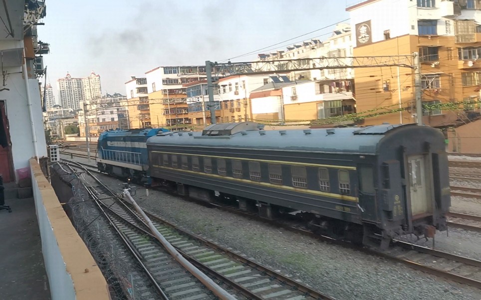 【4k61中国铁路】22型宿营车调车全程_哔哩哔哩_bilibili