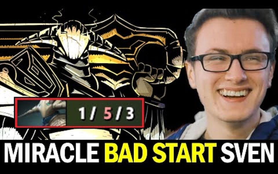 [dota2] 奇迹哥1/5开局的斯温对阵如神一般的狼人!