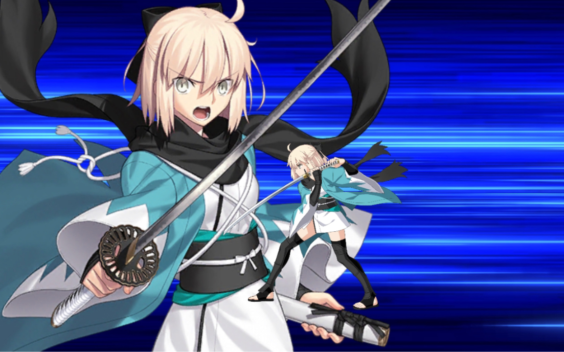 【fgo】【沖田總司,saber】〔cv.悠木碧〕新舊攻擊模組 寶具動畫比較