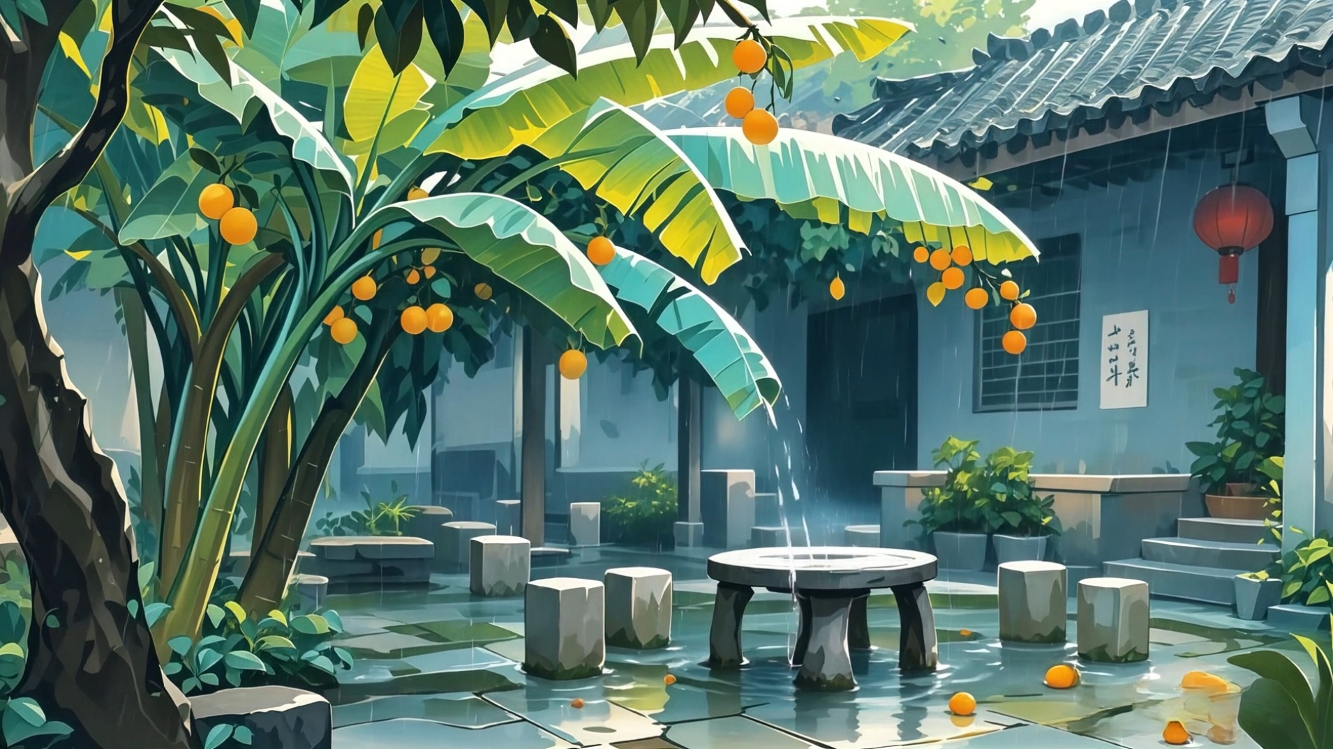 纯雨声//白噪音/解压/助眠/学习/沉浸式