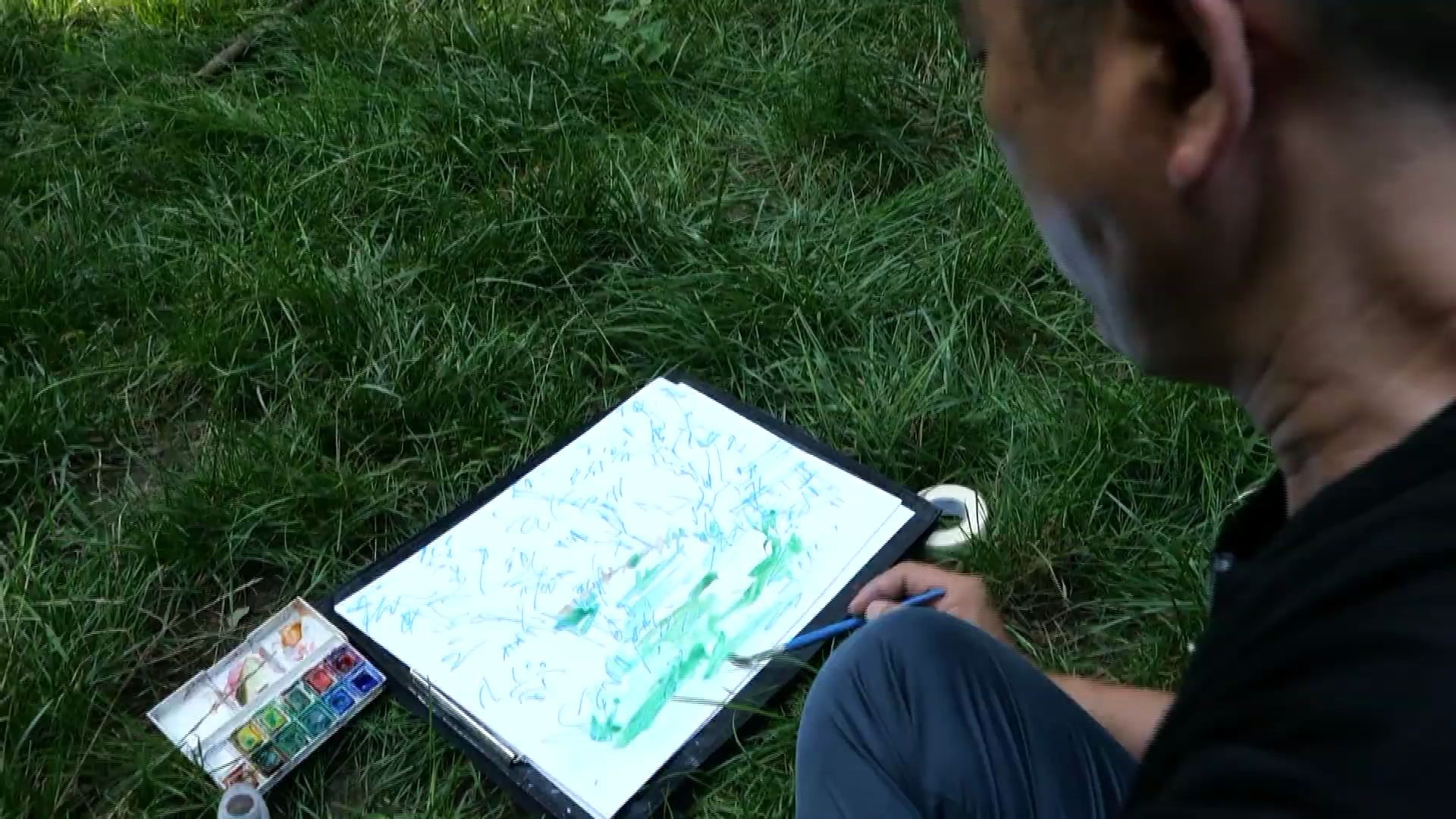 画家郝岩竹山创作新作品 逐梦系列即将面世