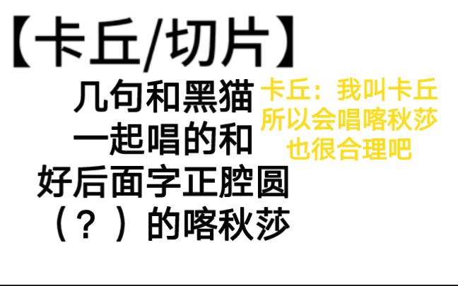 [图]【卡丘/切片】你还会唱几种语言的歌是我想不到的！《喀秋莎》