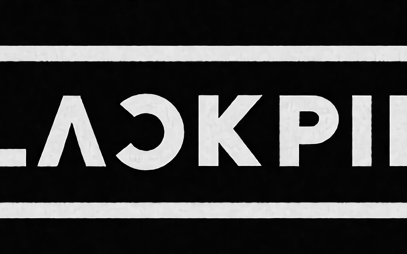 blackpink字体logo壁纸图片