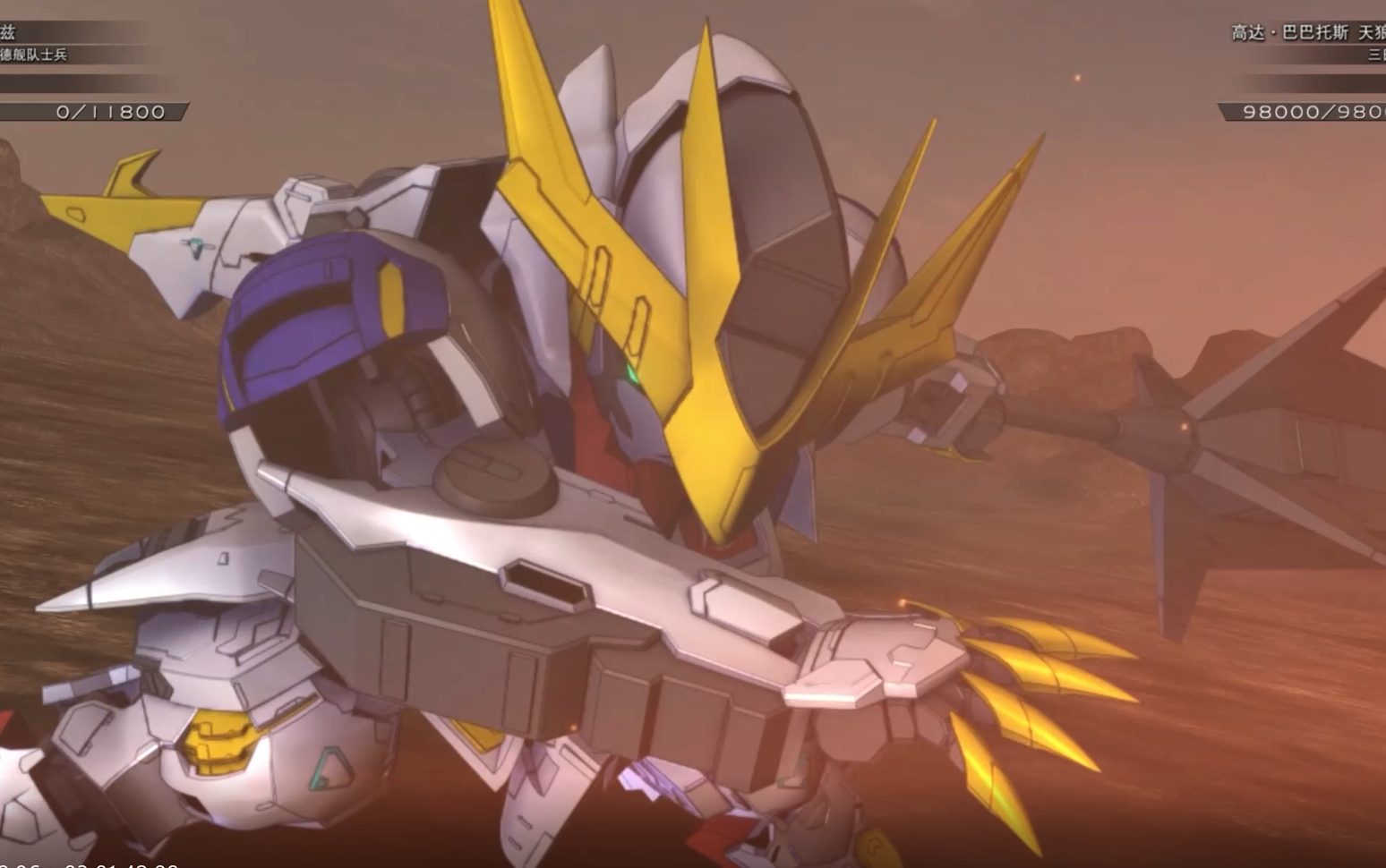 sd高达g世纪火线纵横巴巴托斯高达天狼型阿赖耶识限制解除三日月