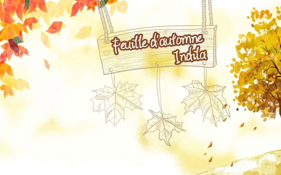 [图]歌曲《Feuille d'automne – Indila》一首非常好听的法语歌曲 秋风送爽 轻轻摇曳的树叶 云卷云舒