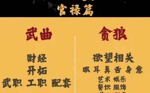 下载视频: 紫微斗数之武曲贪狼在官禄宫 事业会怎么样，廉贞破军陷的人又有哪些表现，天相陷又当如何？