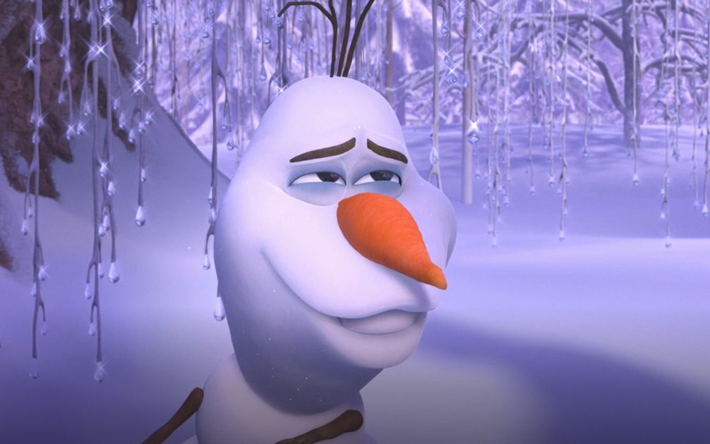 [图]【冰雪奇缘】傻呵呵喜欢夏天的雪宝还记得吗？"Hi ! I'm Olaf and i like warm hugs !!!"