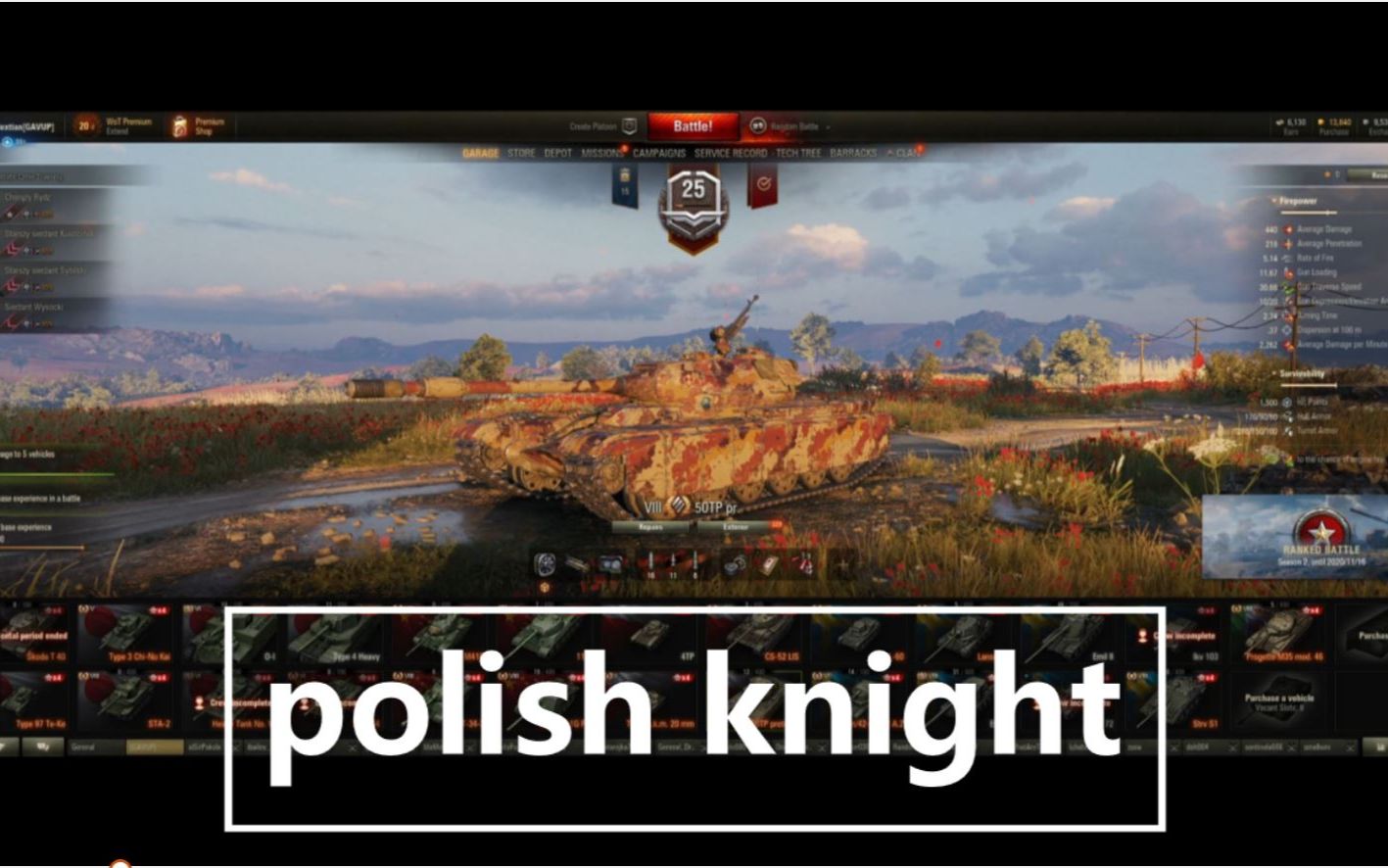 tank50,TANK300 wot tier 8 polish premium heavy tank 50tp prototyp daily play i