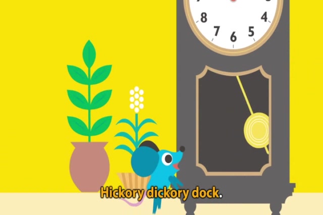 彩虹兔童谣 Hickory Dickory Dock哔哩哔哩bilibili