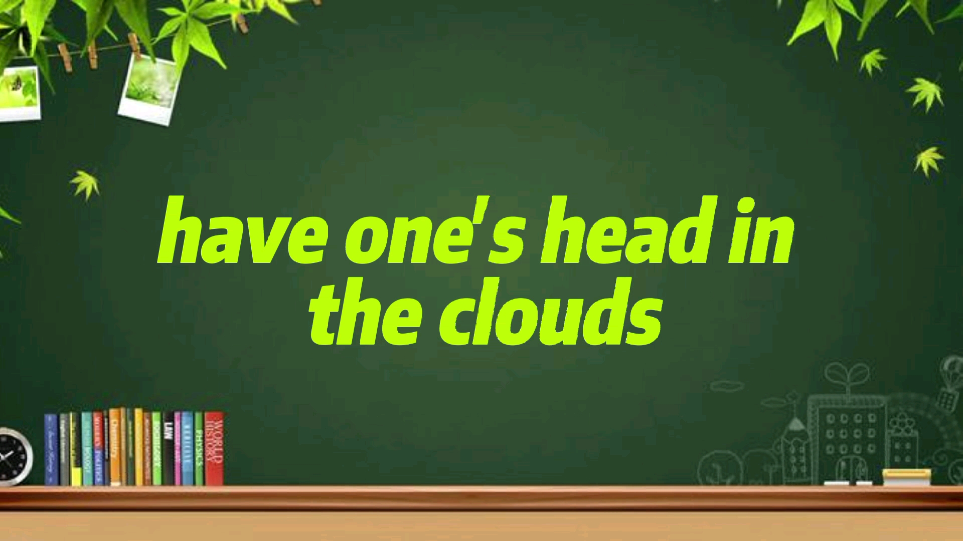 [图]cloud是云，那have your head in the clouds是什么意思？