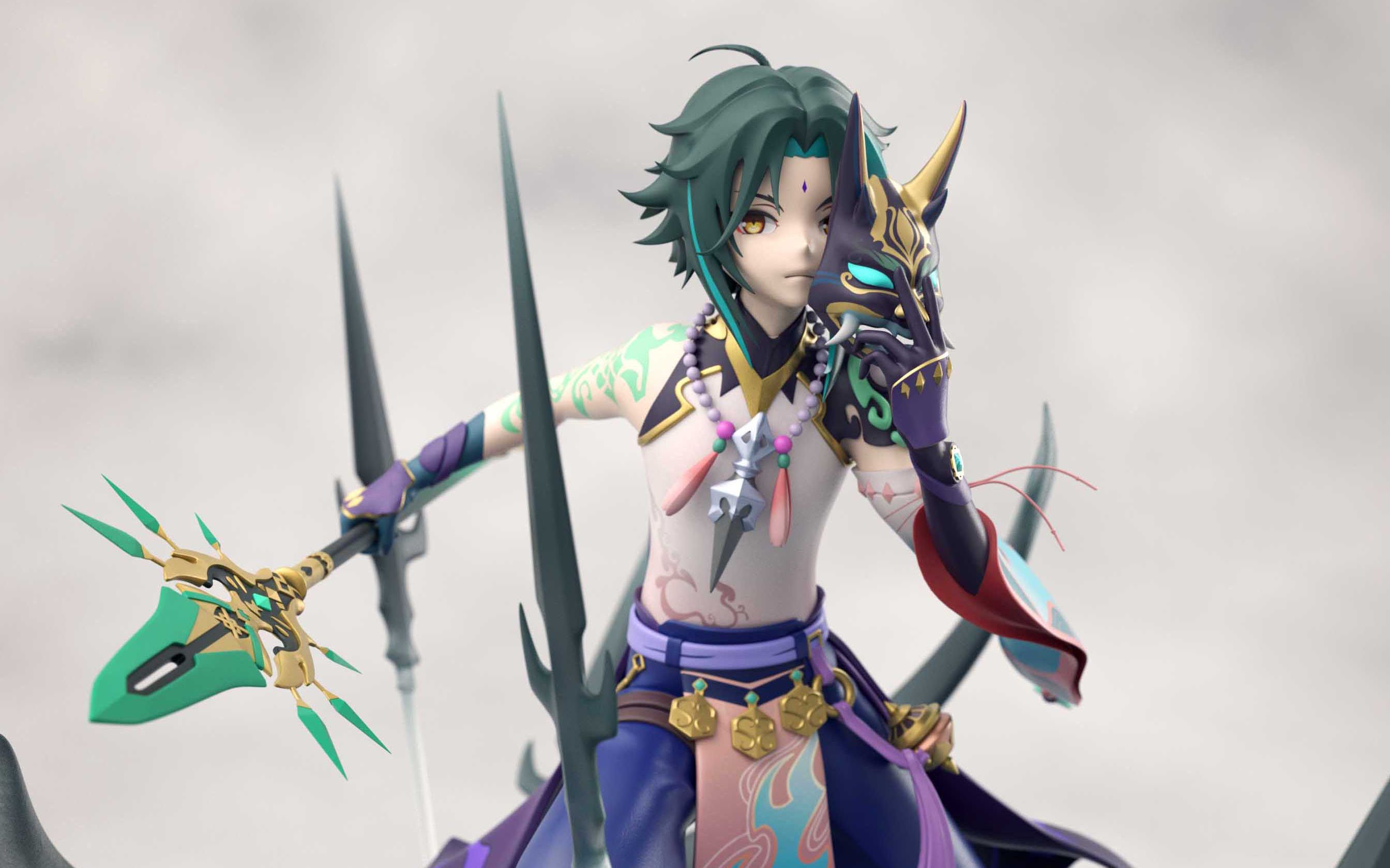 活动作品原神魈自制手办