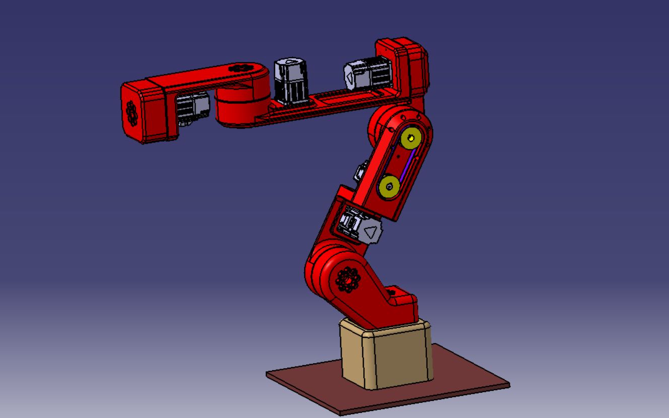 建模耗时三天机械臂dummy放大版细节还有待优化稚晖君yyds
