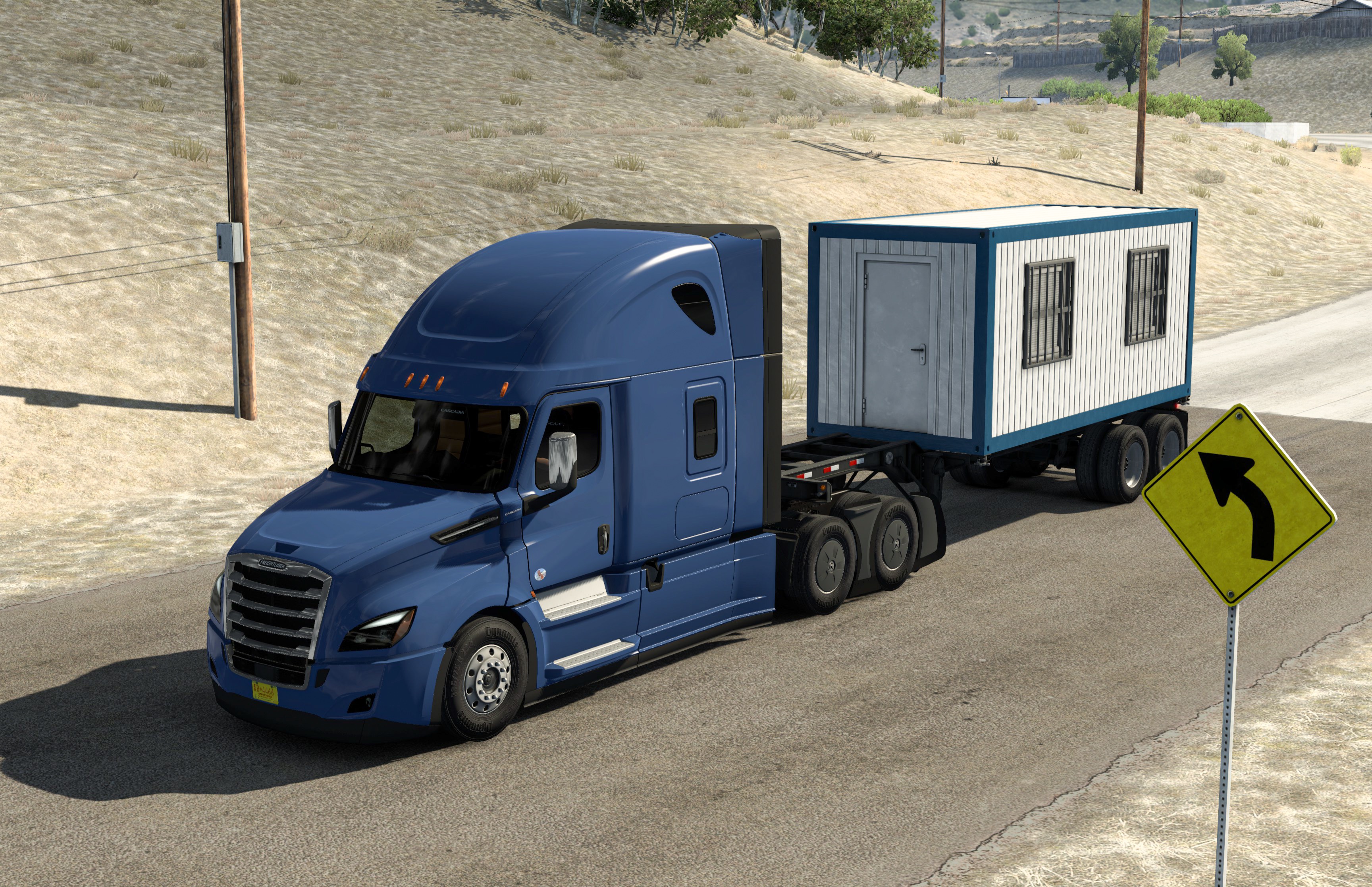 【美国卡车模拟】从拉顿到索科罗的运输之旅!福莱纳-卡斯卡迪亚