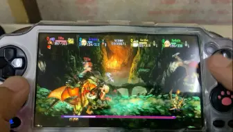 【PSV-ACT】用PSV1000实机操作：香草社ACT神作 龙之皇冠 女魔法师 第二关卡随便玩玩