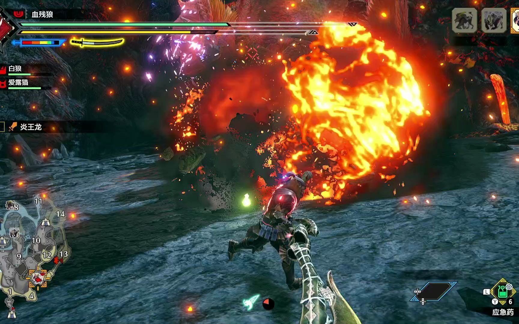 怪物猎人崛起套装单人御三家炎王龙