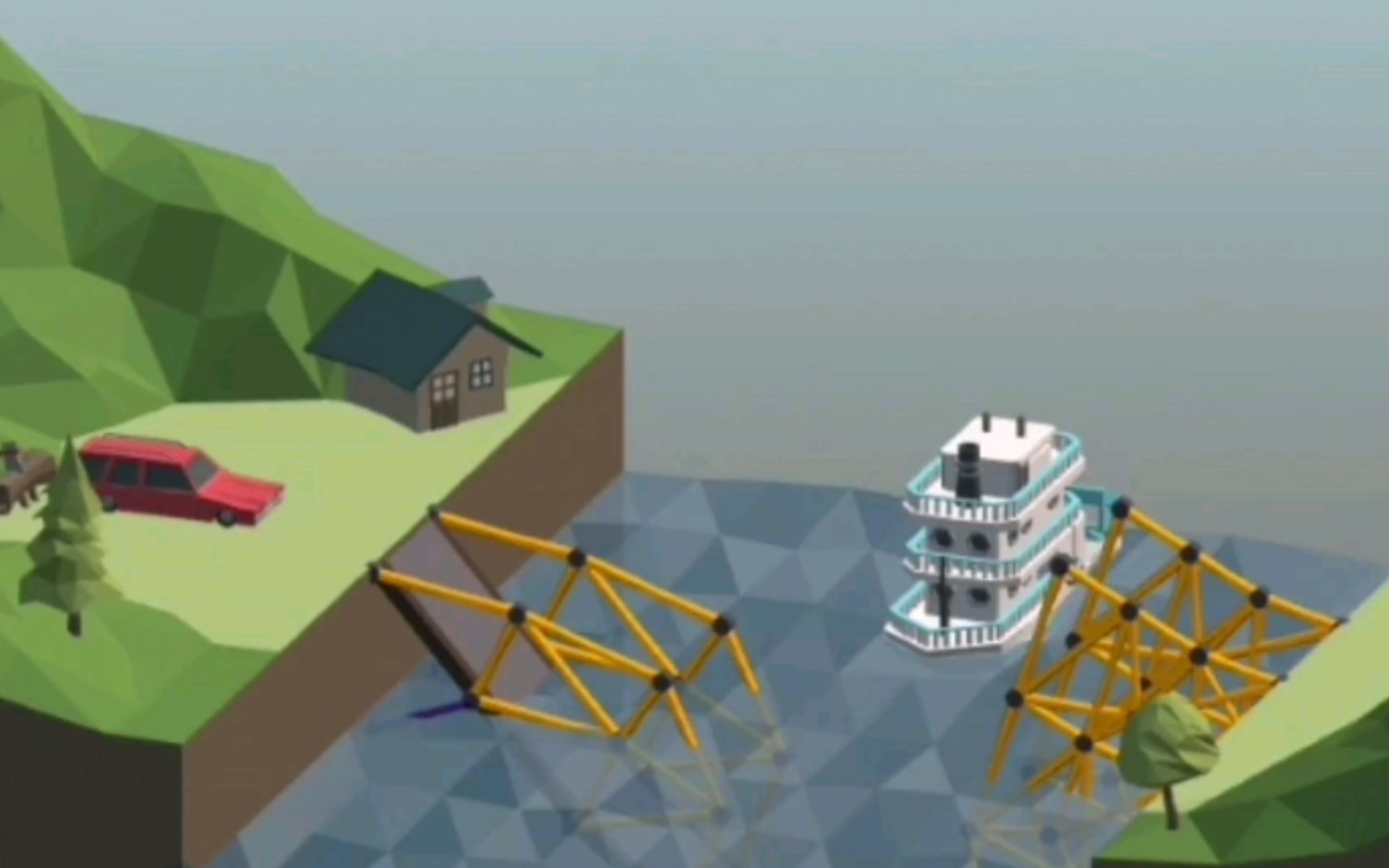 poly bridge前十二关闯关成果展示