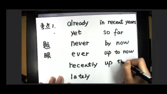 现在完成时 标志