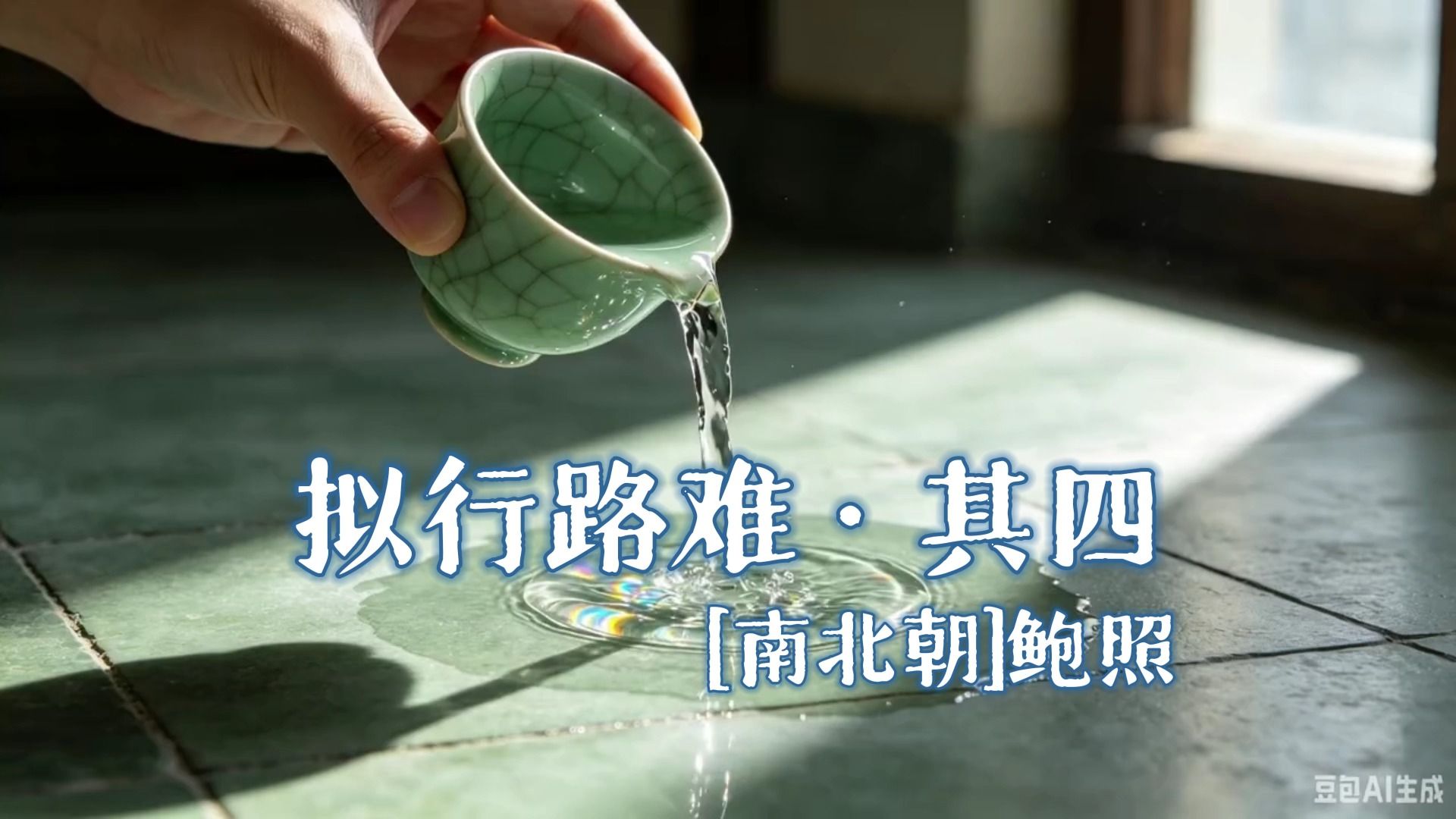 拟行路难·其四（泻水置平地，各自东西南北流）（南北朝-鲍照）