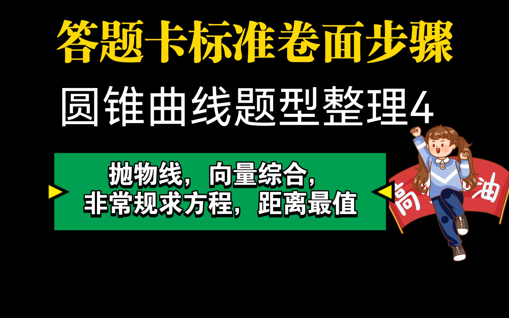 【高考大题抢分】圆锥曲线题型整理4.抛物线,向量综合,非常规求方程,距离最值哔哩哔哩bilibili