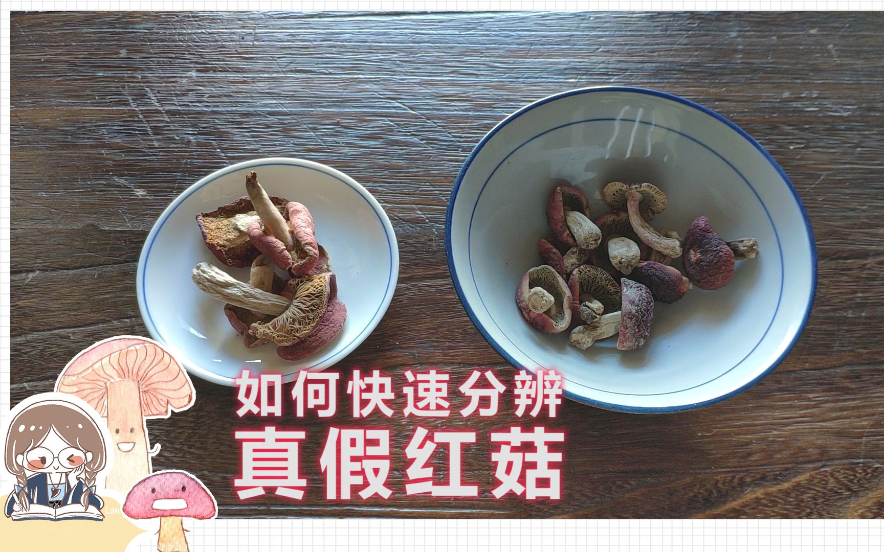 [图]【生活黑客】食材鉴别科普，生活经验分享，干货中的智商税，山珍红菇套路多！