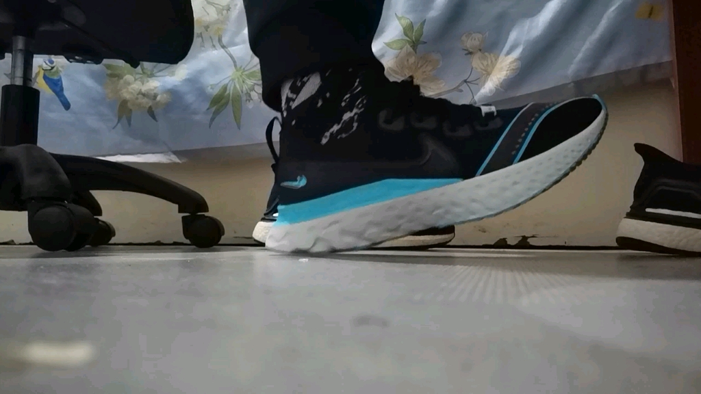 Nike Infinity React Run Black/Blue 黑色/蓝色/白色,,初上脚哔哩哔哩bilibili