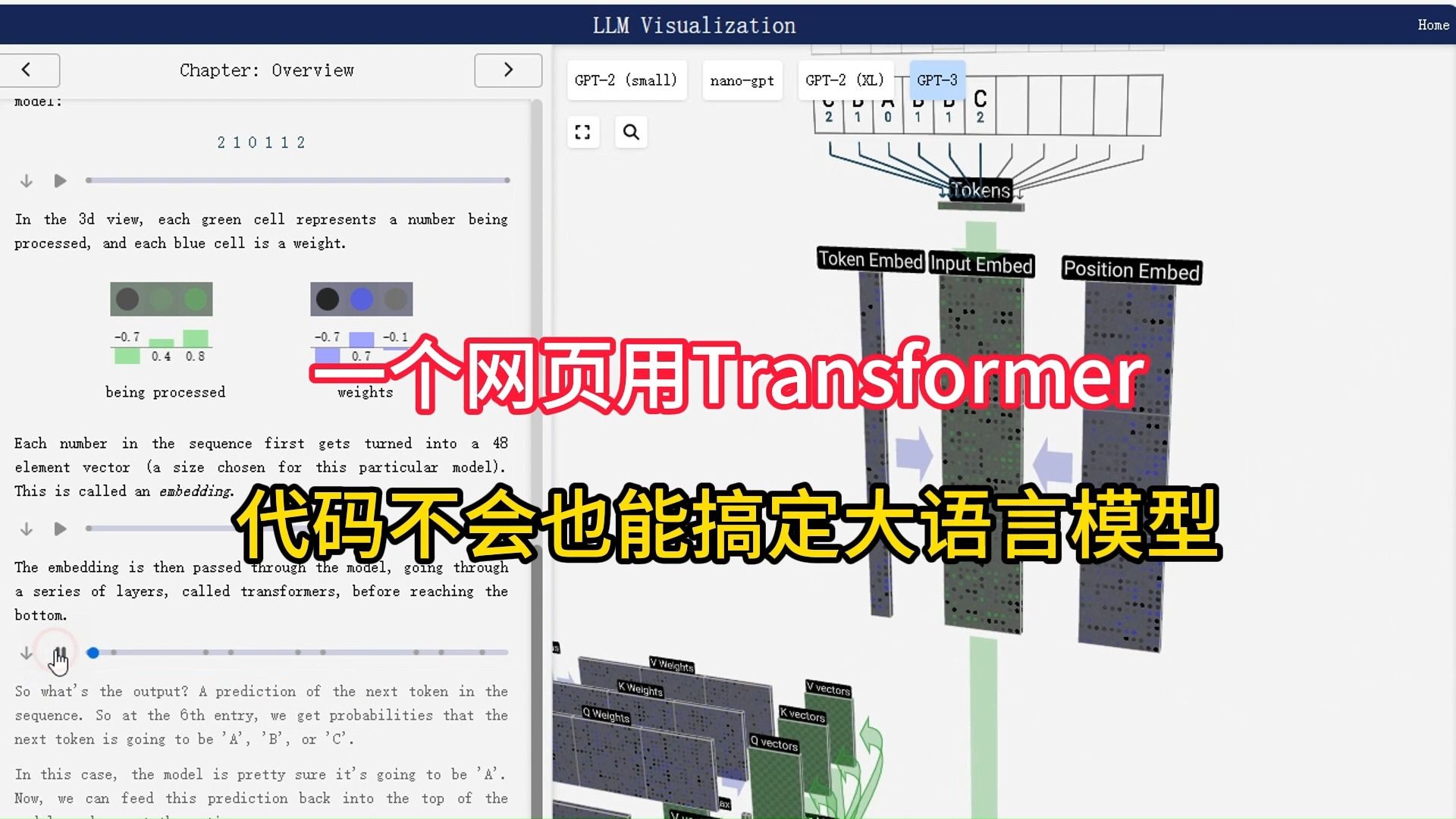 只需创建一个网页,用Transformer就可以搞定大语言模型!不会代码,也能手撕GPT!哔哩哔哩bilibili